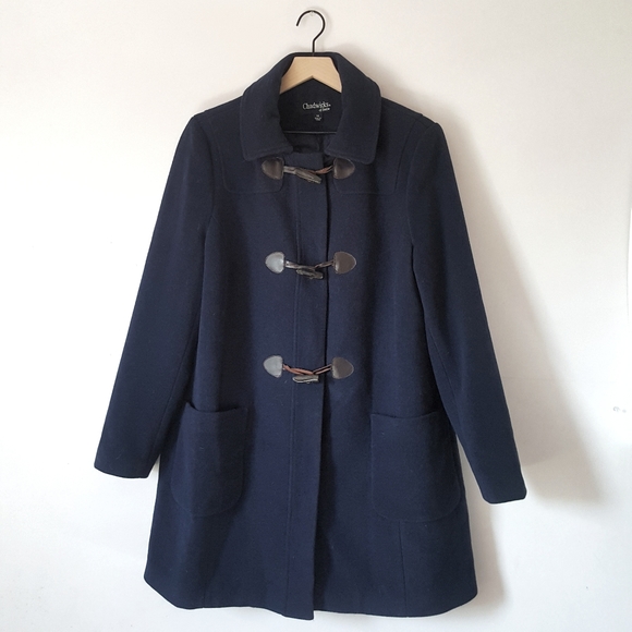Chadwicks Jackets & Blazers - Chadwick's of Boston Classic Navy Duffle Coat